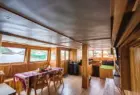 indoor restaurant phinisi boat